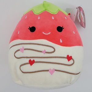 SCARLET 8” Squishmallow White Chocolate - Valentines line, brand new with tags